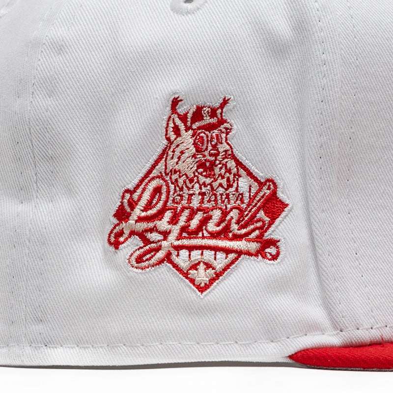 New Era x Politics Ottawa Lynx 59FIFTY Fitted Hat - White/Red