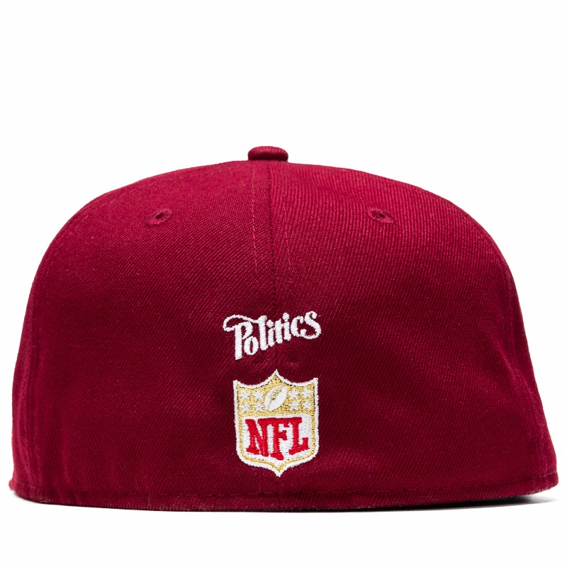 New Era x Politics San Francisco 49ers 59FIFTY Fitted - Cardinal