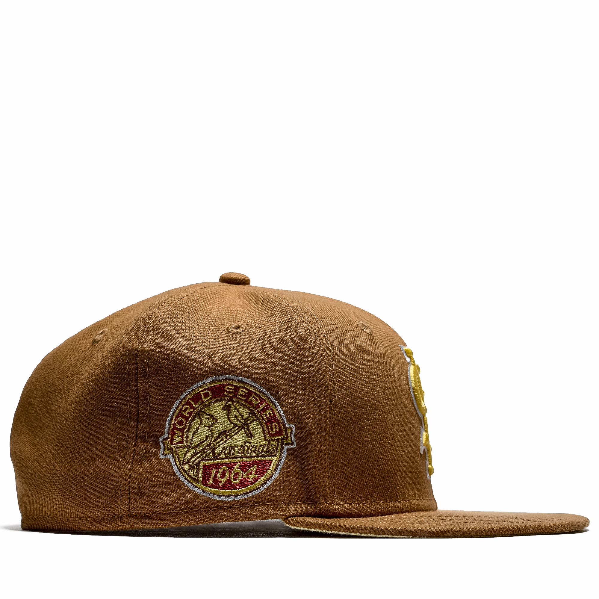 New Era x Politics St. Louis Cardinals 59FIFTY Fitted Hat - Light Bronze/Lemon