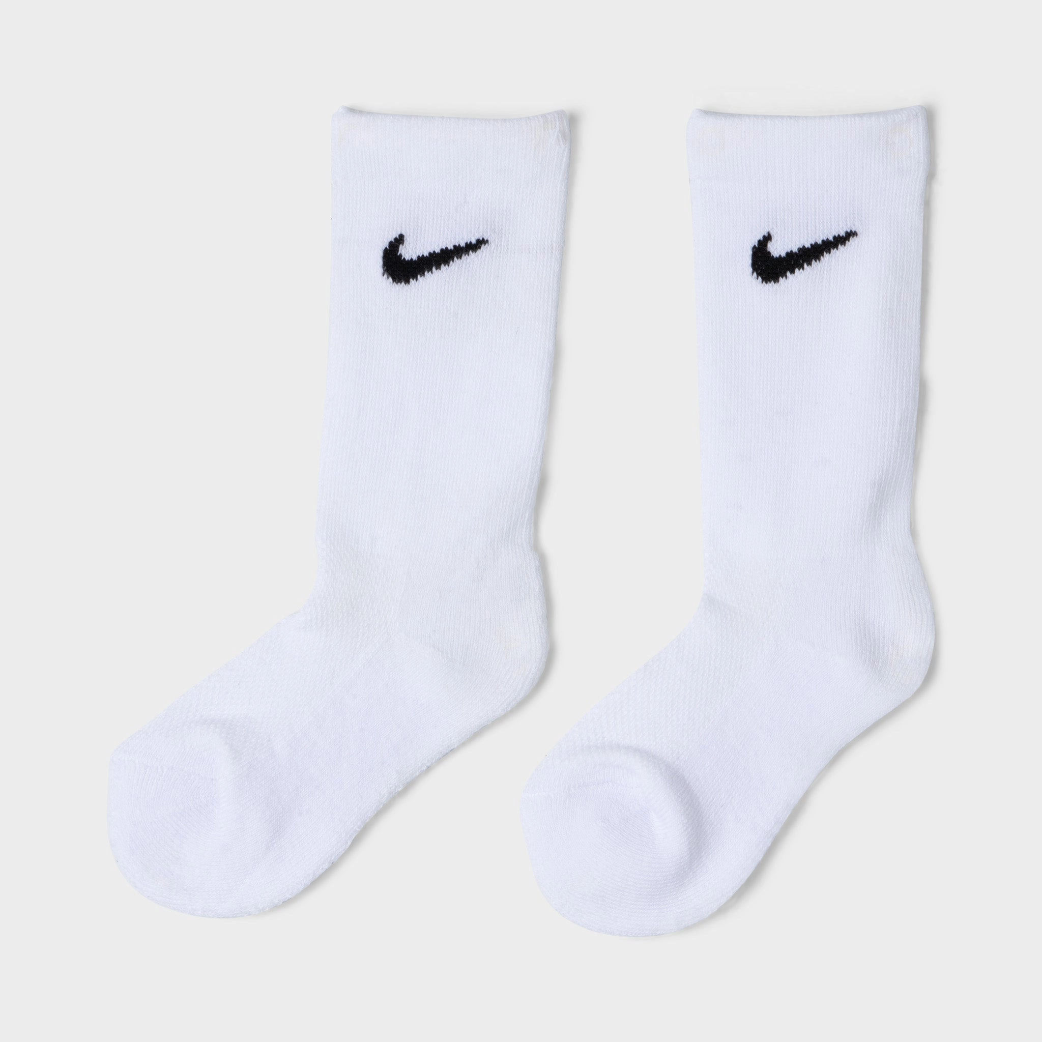 Nike Children's Mesh & Cushioned Crew Socks (6 Pack) / White