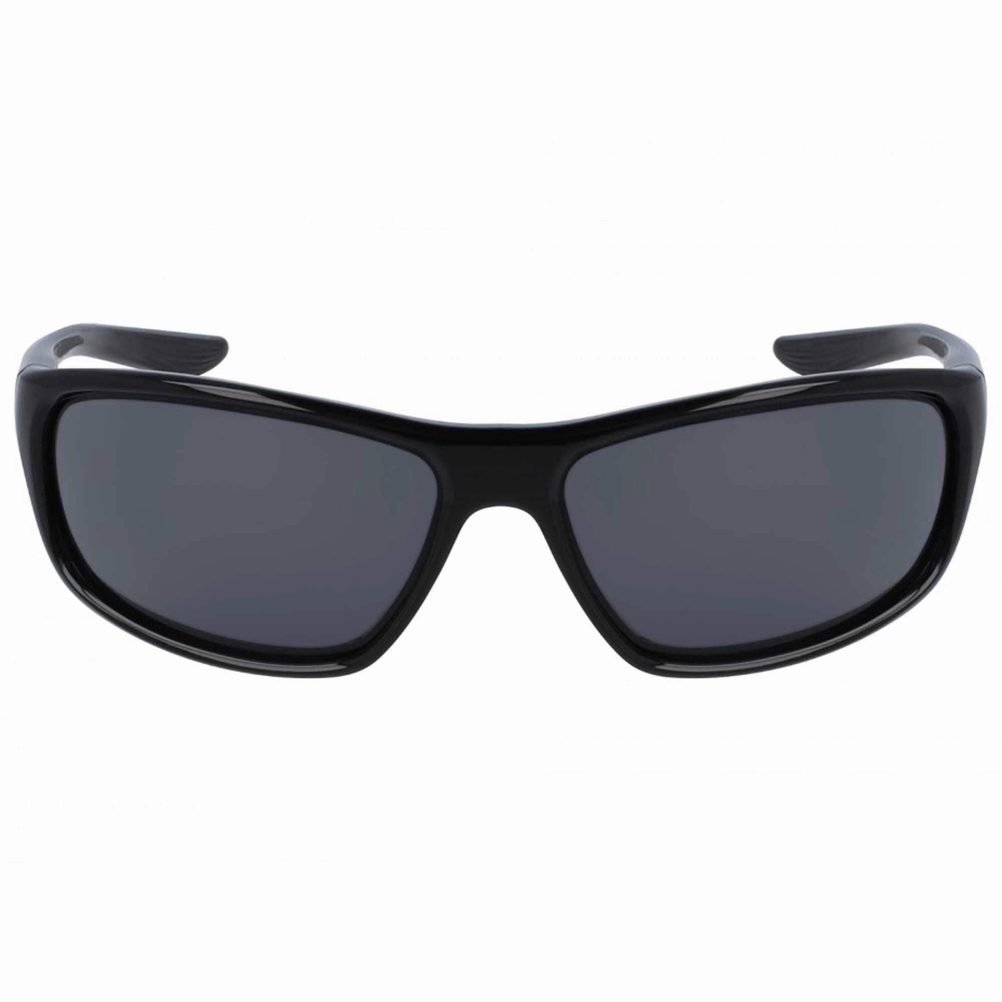 Nike Kid's Sunglasses - Dark Grey Lens Black Plastic Rectangular Frame | Dash 070