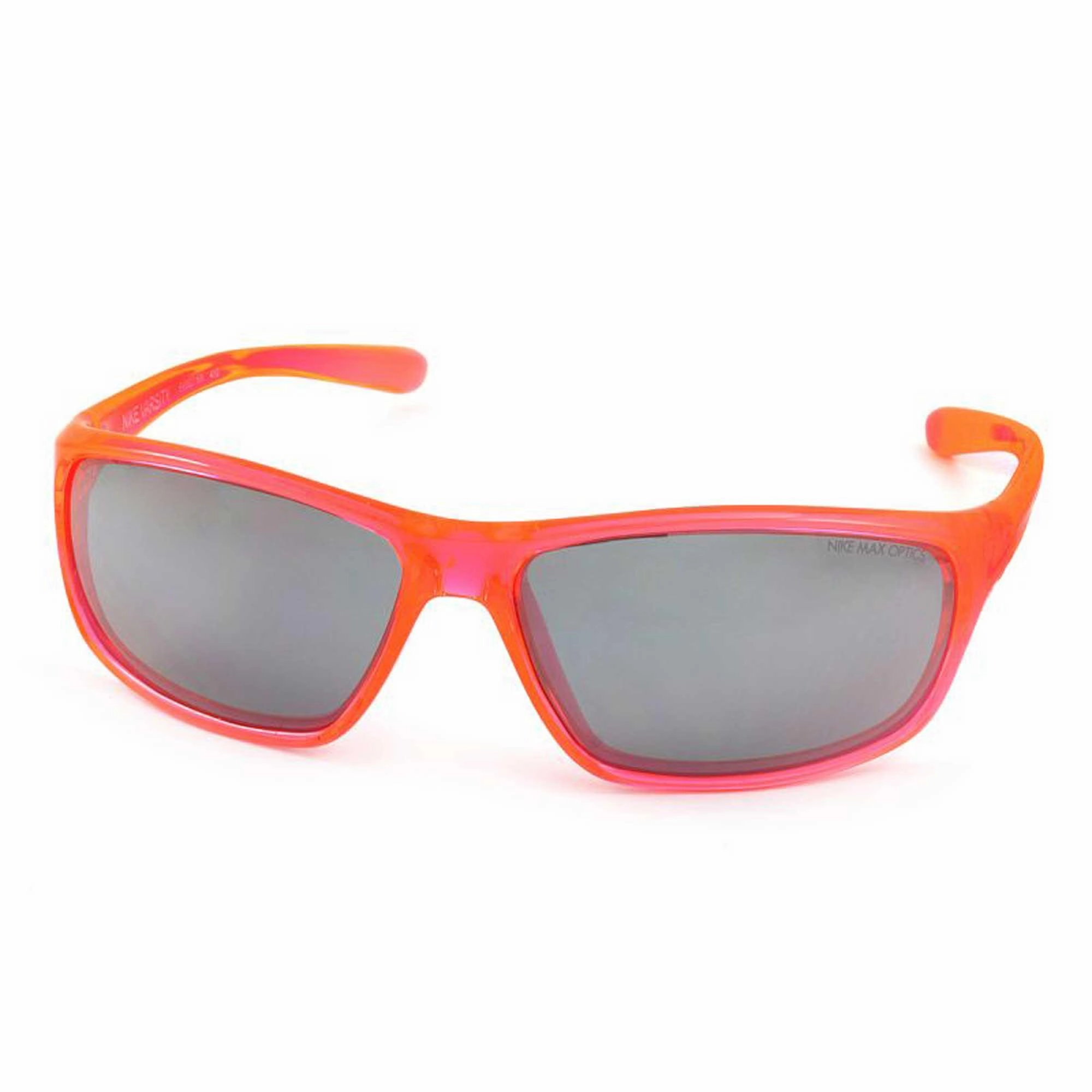 Nike Kid's Sunglasses - Grey Lens Crystal Orange Rectangular Frame | Varsity 806