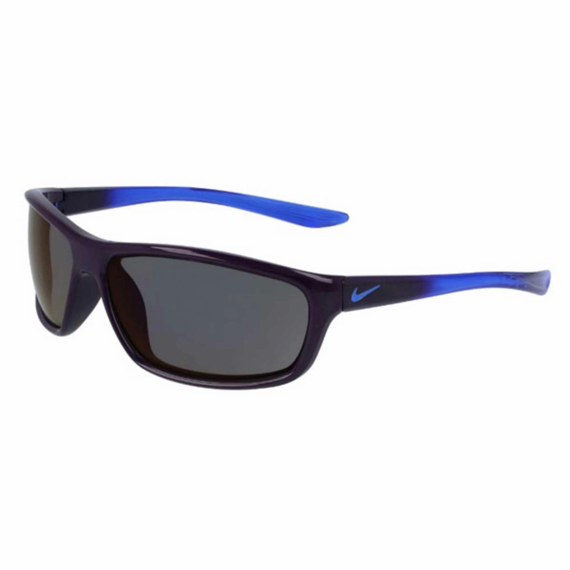 Nike Kid's Sunglasses - Violet Mirror Lens Plastic Rectangular Shape Frame | Dash 525