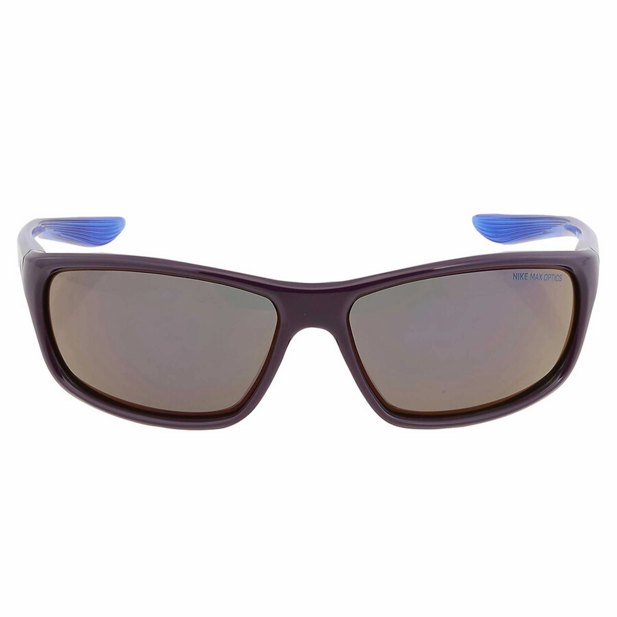 Nike Kid's Sunglasses - Violet Mirror Lens Plastic Rectangular Shape Frame | Dash 525