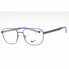 Nike Men's Eyeglasses - Brushed Gunmetal Full Rim Rectangular Frame | NIKE 8212 070