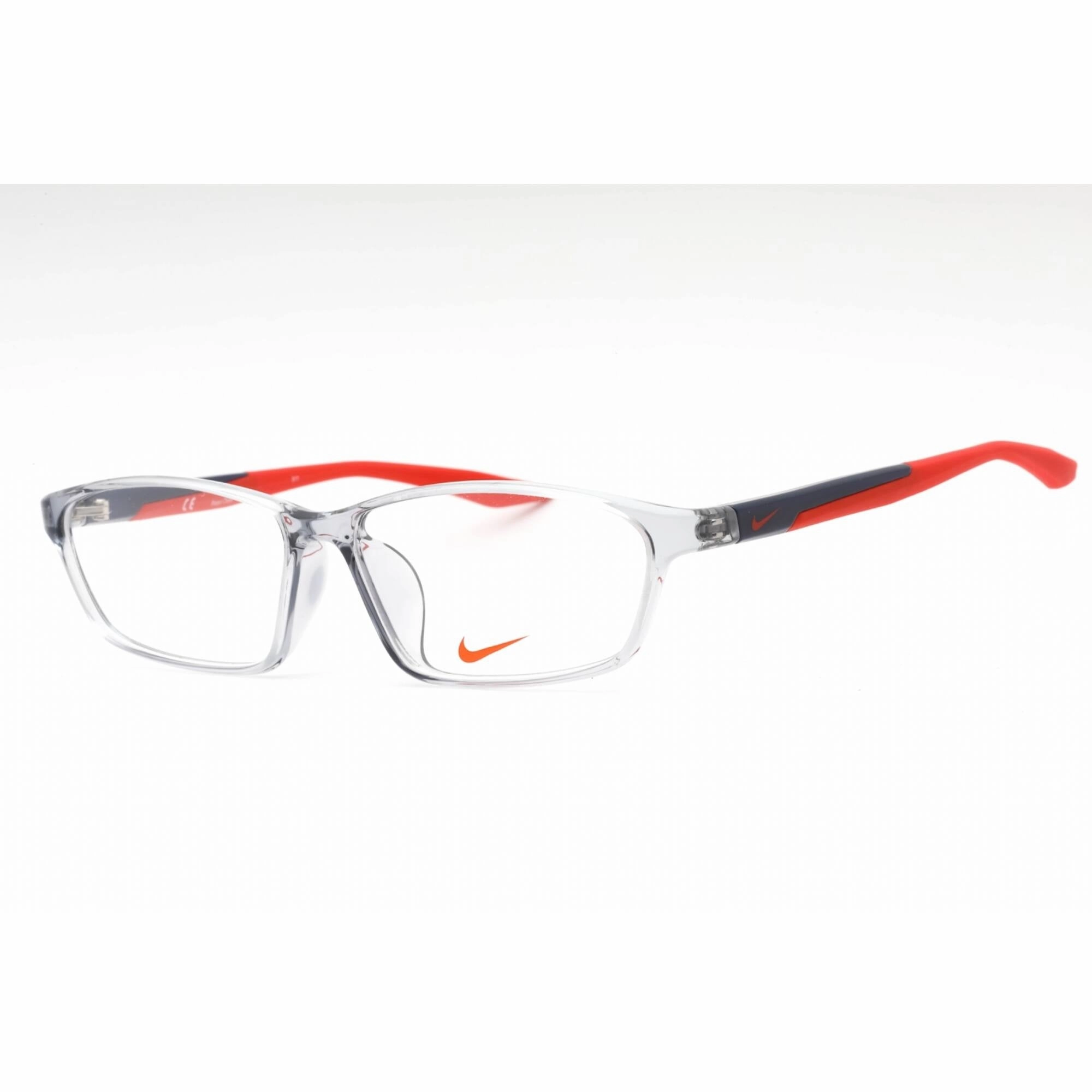 Nike Men's Eyeglasses - Light Grey Injected Propionate Rectangular | NIKE 7130AF 035