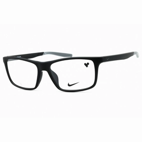 Nike Men's Eyeglasses - Matte Black Rectangular Shape Full Rim Frame | NIKE 7272 001