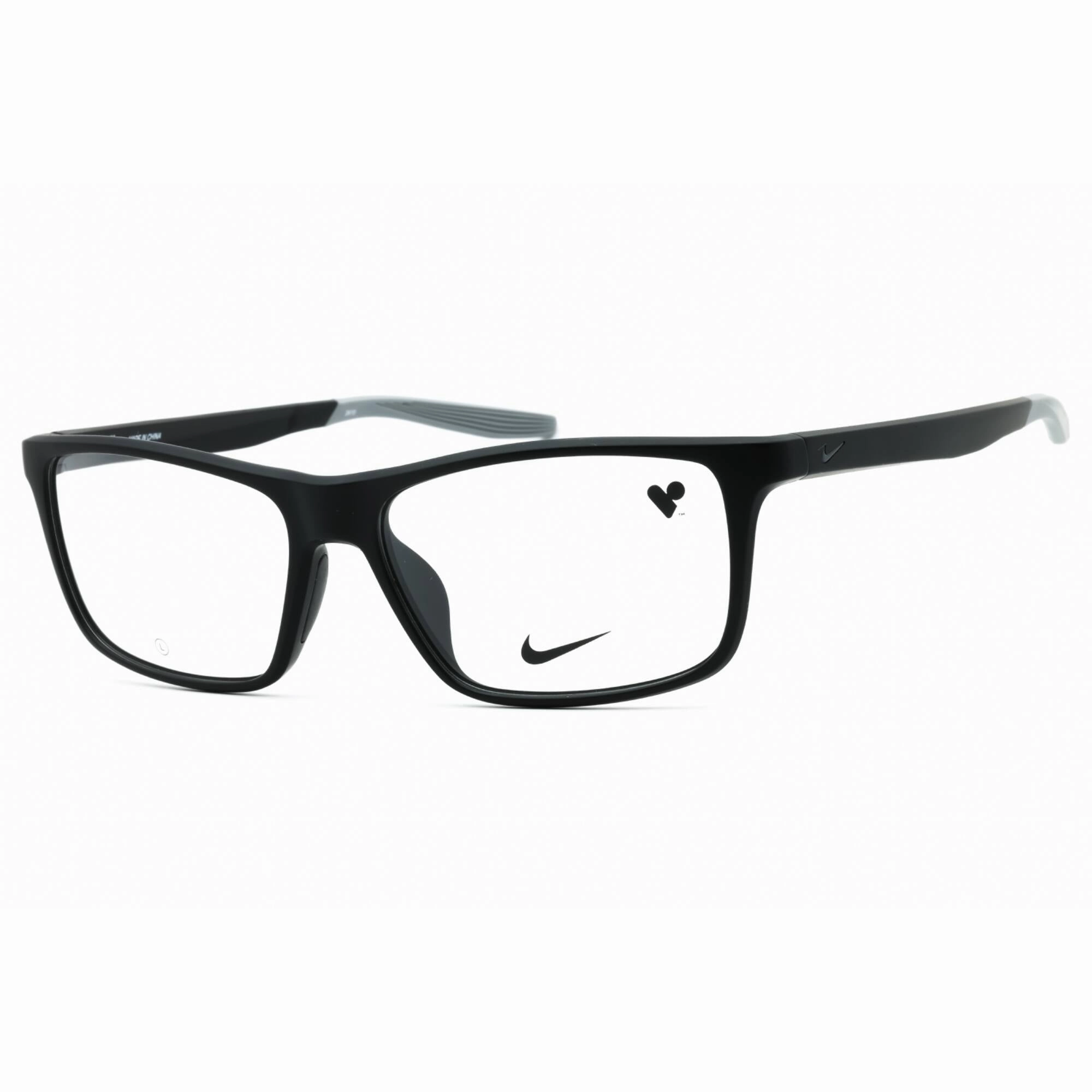 Nike Men's Eyeglasses - Matte Black Rectangular Shape Full Rim Frame | NIKE 7272 001