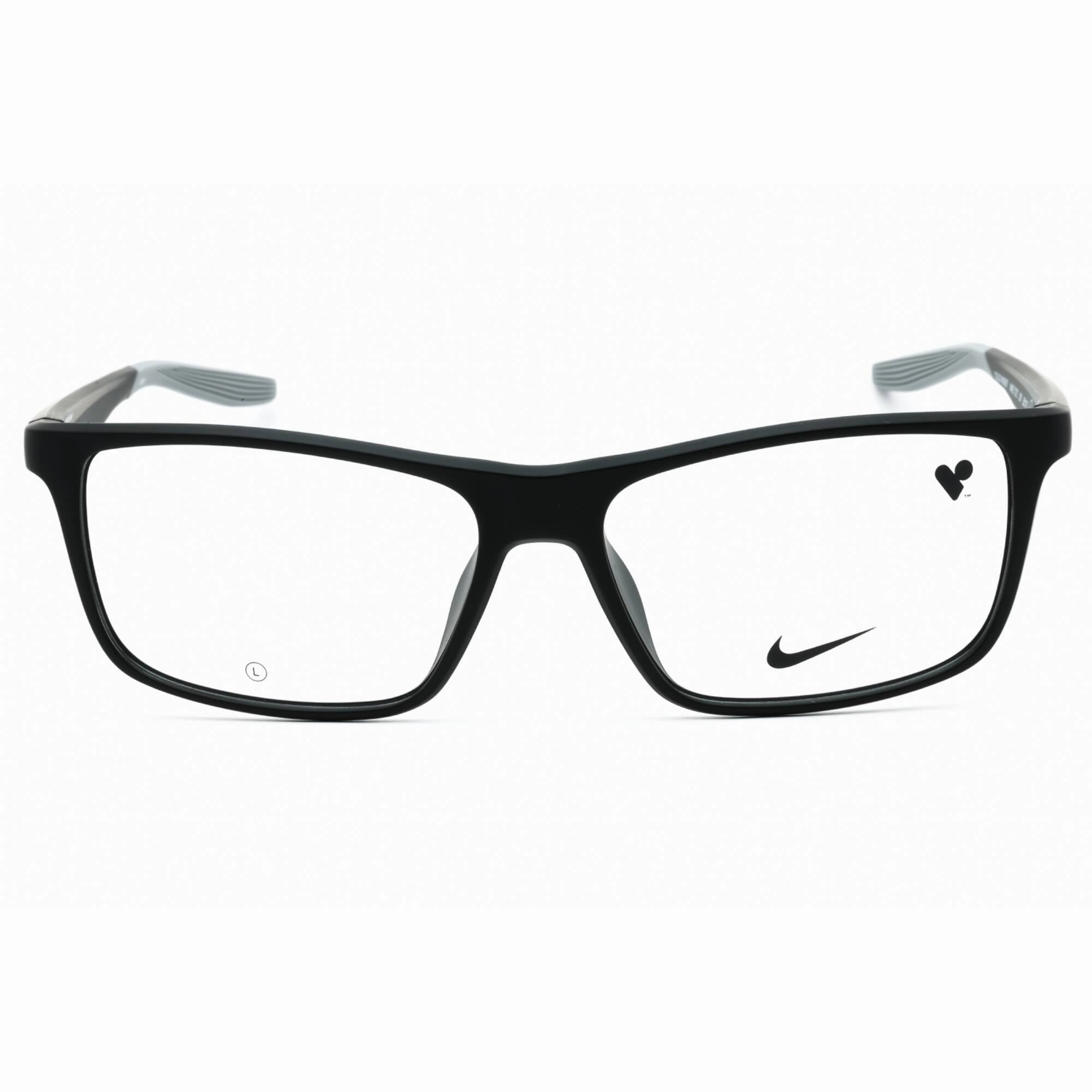 Nike Men's Eyeglasses - Matte Black Rectangular Shape Full Rim Frame | NIKE 7272 001