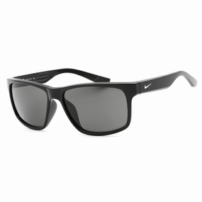 Nike Men's Sunglasses - Black Rectangular Frame Grey Lens | NIKE CRUISER MI EV0834 001