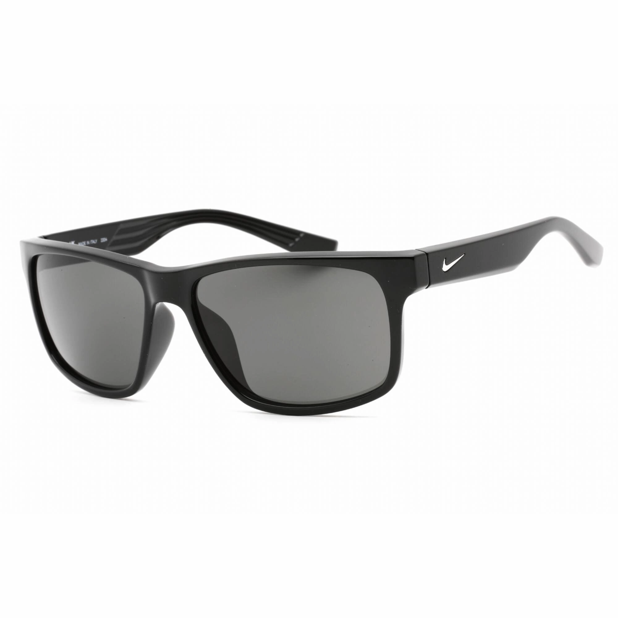 Nike Men's Sunglasses - Black Rectangular Frame Grey Lens | NIKE CRUISER MI EV0834 001