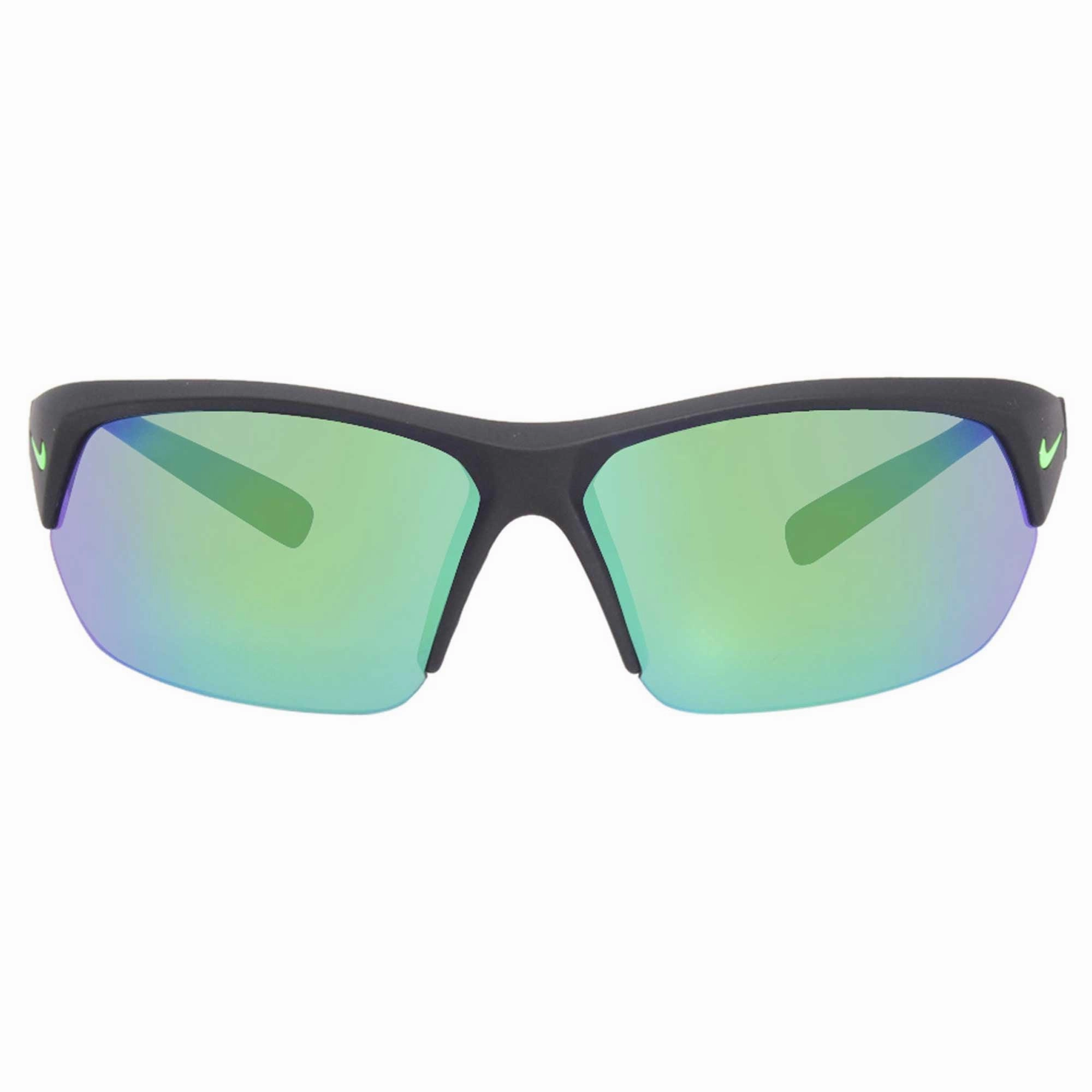 Nike Men's Sunglasses - Green Mirror Lens Rectangular Frame | SKYLON ACE EV1125 003