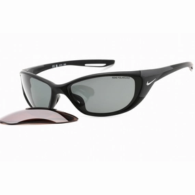 Nike Men's Sunglasses - Matte Black Acetate Wraparound Frame | NIKE ZONE P DZ7359 010
