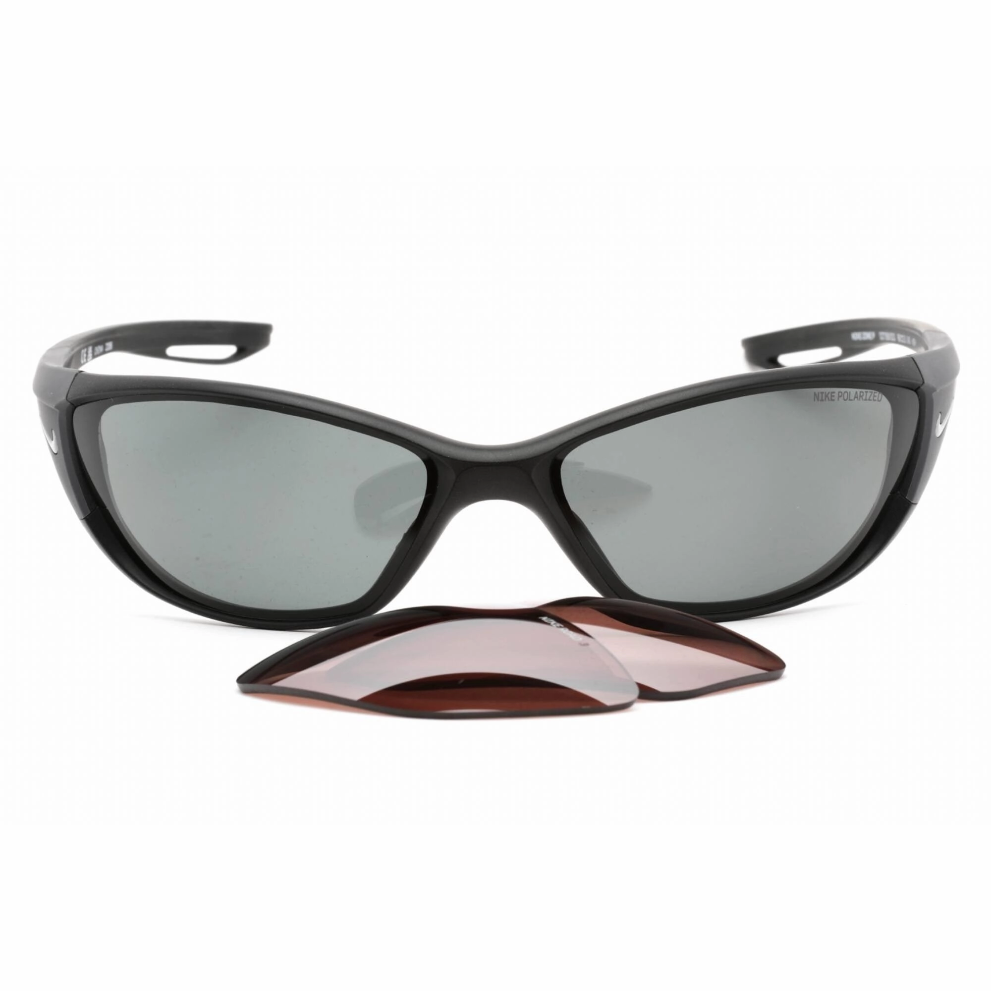 Nike Men's Sunglasses - Matte Black Acetate Wraparound Frame | NIKE ZONE P DZ7359 010