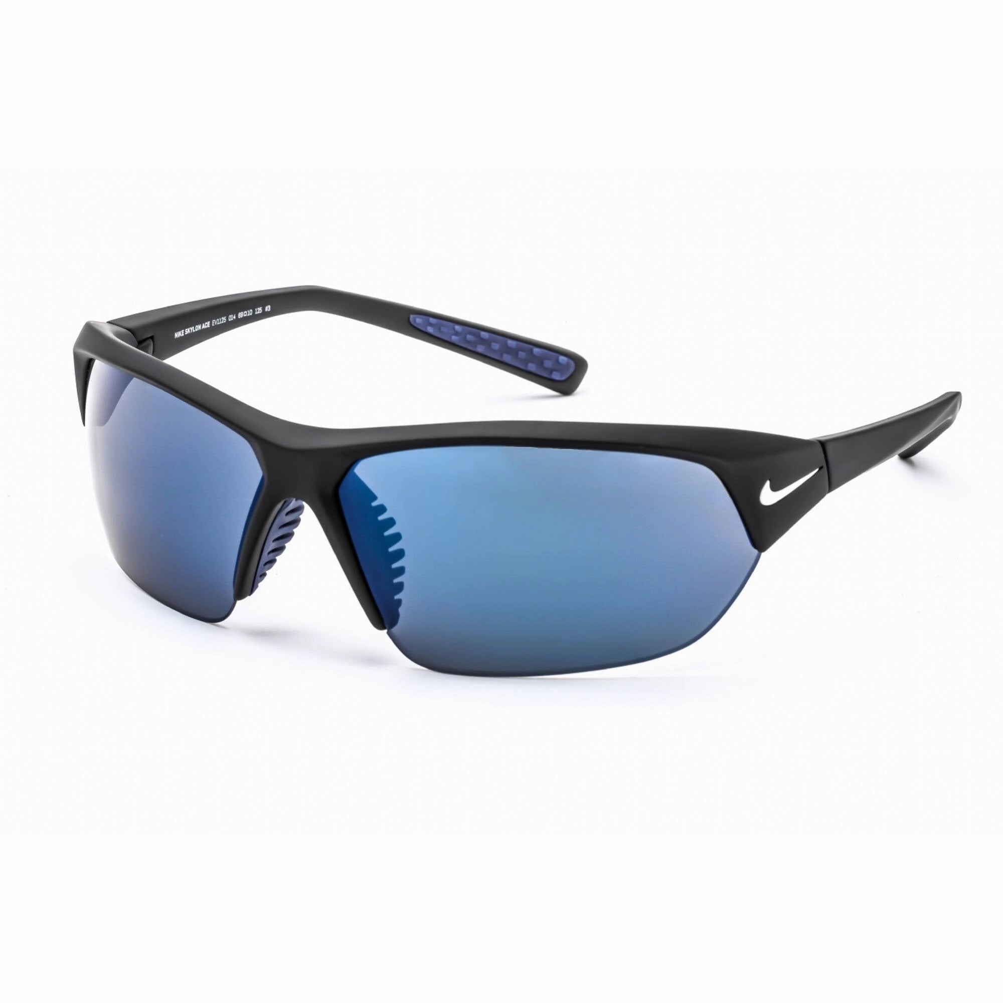 Nike Men's Sunglasses - Matte Black Plastic Half Rim Frame | SKYLON ACE EV1125 014