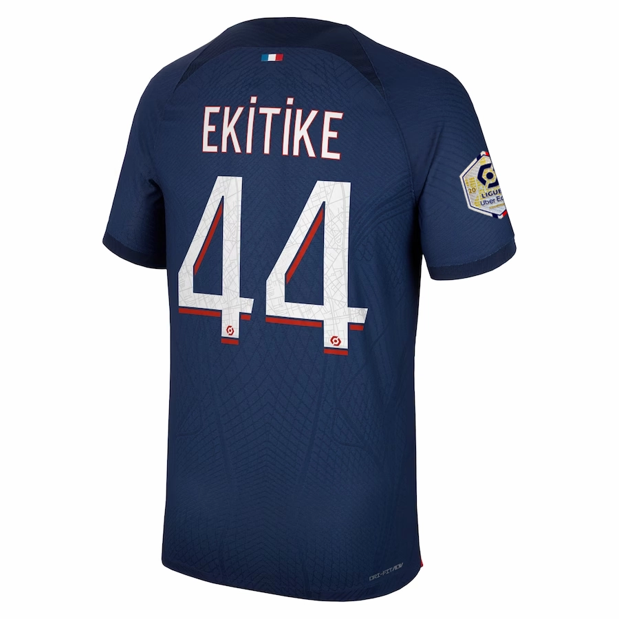 Nike Paris Saint-Germain Authentic Match Ekitike Home Jersey w/ Ligue 1 Champion Patch 23/24 (Midnight Navy)