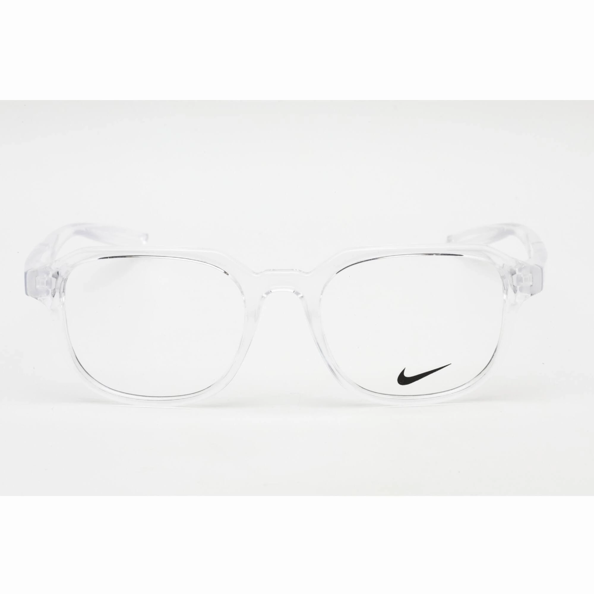 Nike Unisex Eyeglasses - Clear Demo Lens Plastic Square Shape Frame | NIKE 7303 900
