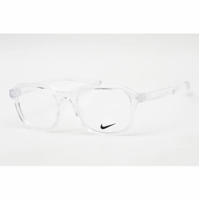 Nike Unisex Eyeglasses - Clear Demo Lens Plastic Square Shape Frame | NIKE 7303 900