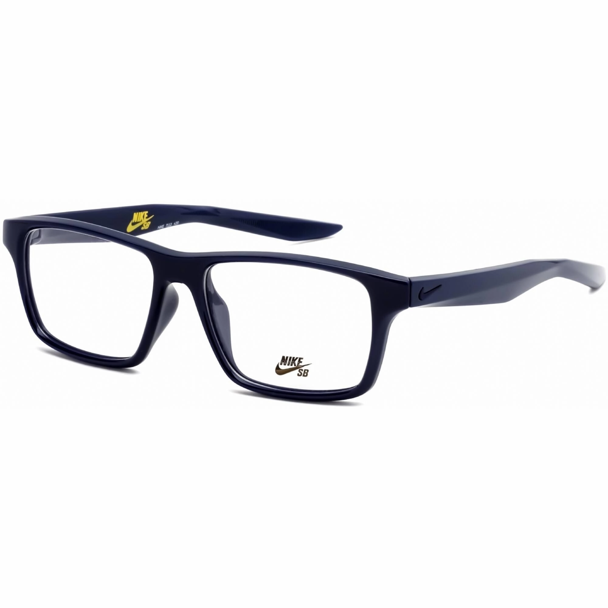 Nike Unisex Eyeglasses - Clear Lens Rectangular Midnight Navy Frame | NIKE 7112 420