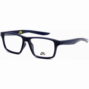 Nike Unisex Eyeglasses - Clear Lens Rectangular Midnight Navy Frame | NIKE 7112 420