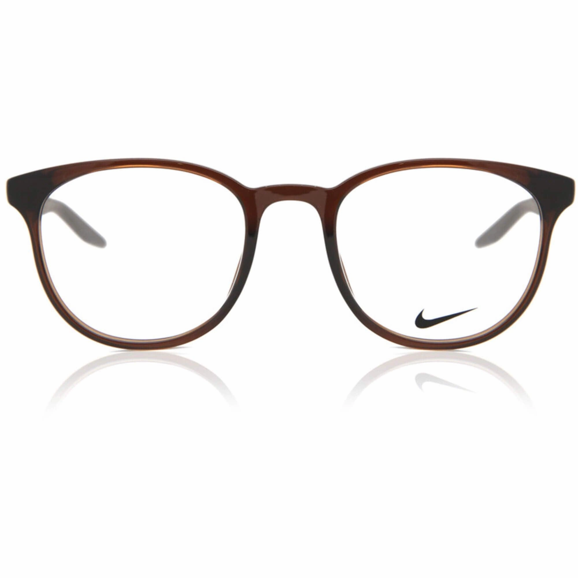Nike Unisex Eyeglasses - El Dorado Plastic Full Rim Square Frame | NIKE 7128 207