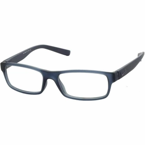 Nike Unisex Eyeglasses - Matt Midnight Navy Plastic Rectangular Frame | NIKE 5090 402