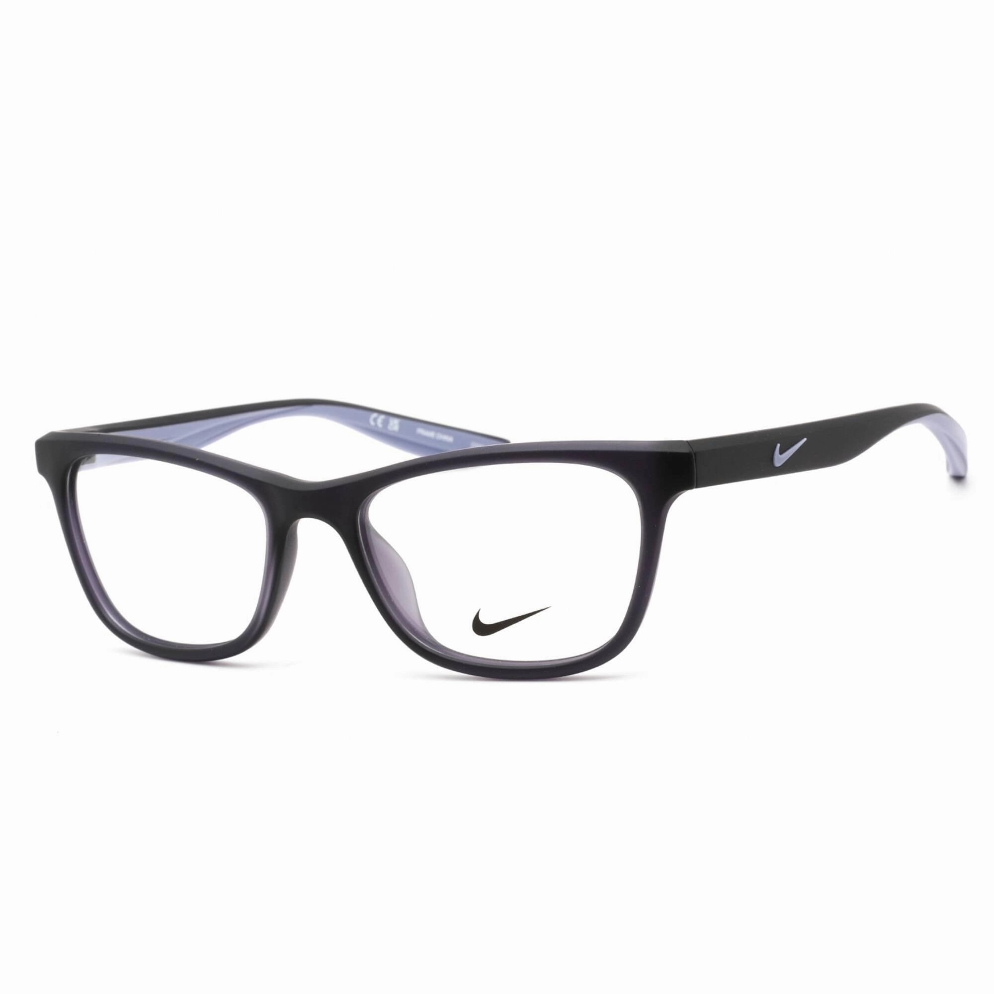 Nike Women's Eyeglasses - Cat Eye Matte Cave Purple Plastic Frame | NIKE 7047 501
