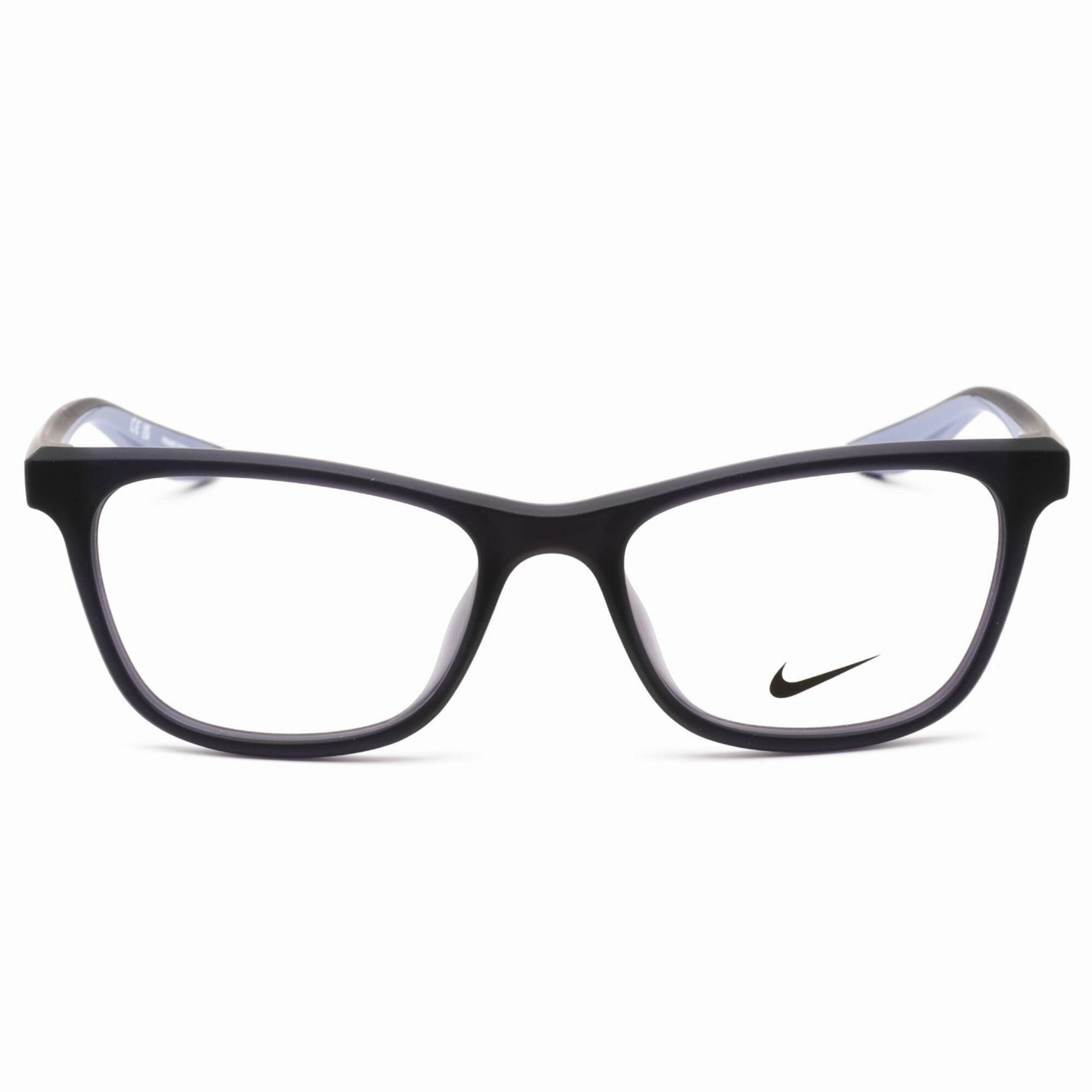 Nike Women's Eyeglasses - Cat Eye Matte Cave Purple Plastic Frame | NIKE 7047 501