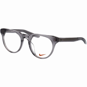 Nike Women's Eyeglasses - Grey Plastic Full Rim Round Frame Demo Lens | NIKE KD 88 30