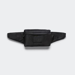 Nylon Pockets Belt Bag - Black