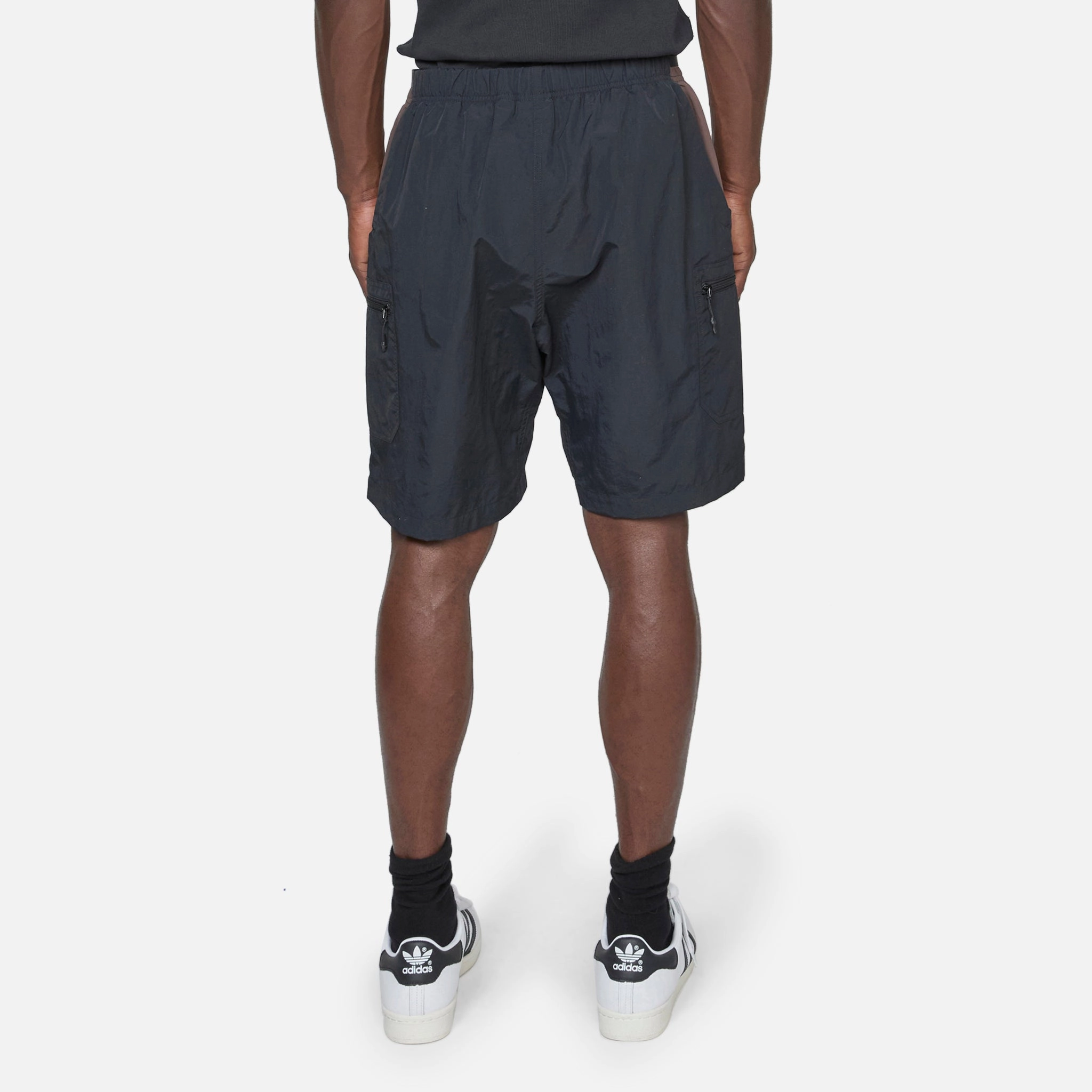 Nylon Utility Short Black | Dark Brown