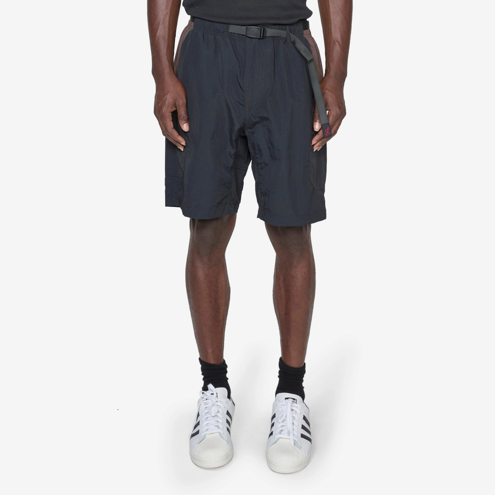 Nylon Utility Short Black | Dark Brown