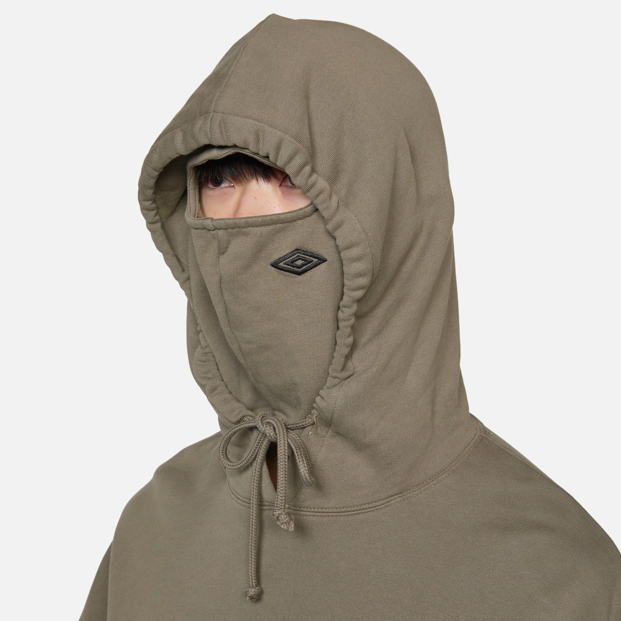 OG Logo Mask Hoodie Army Green