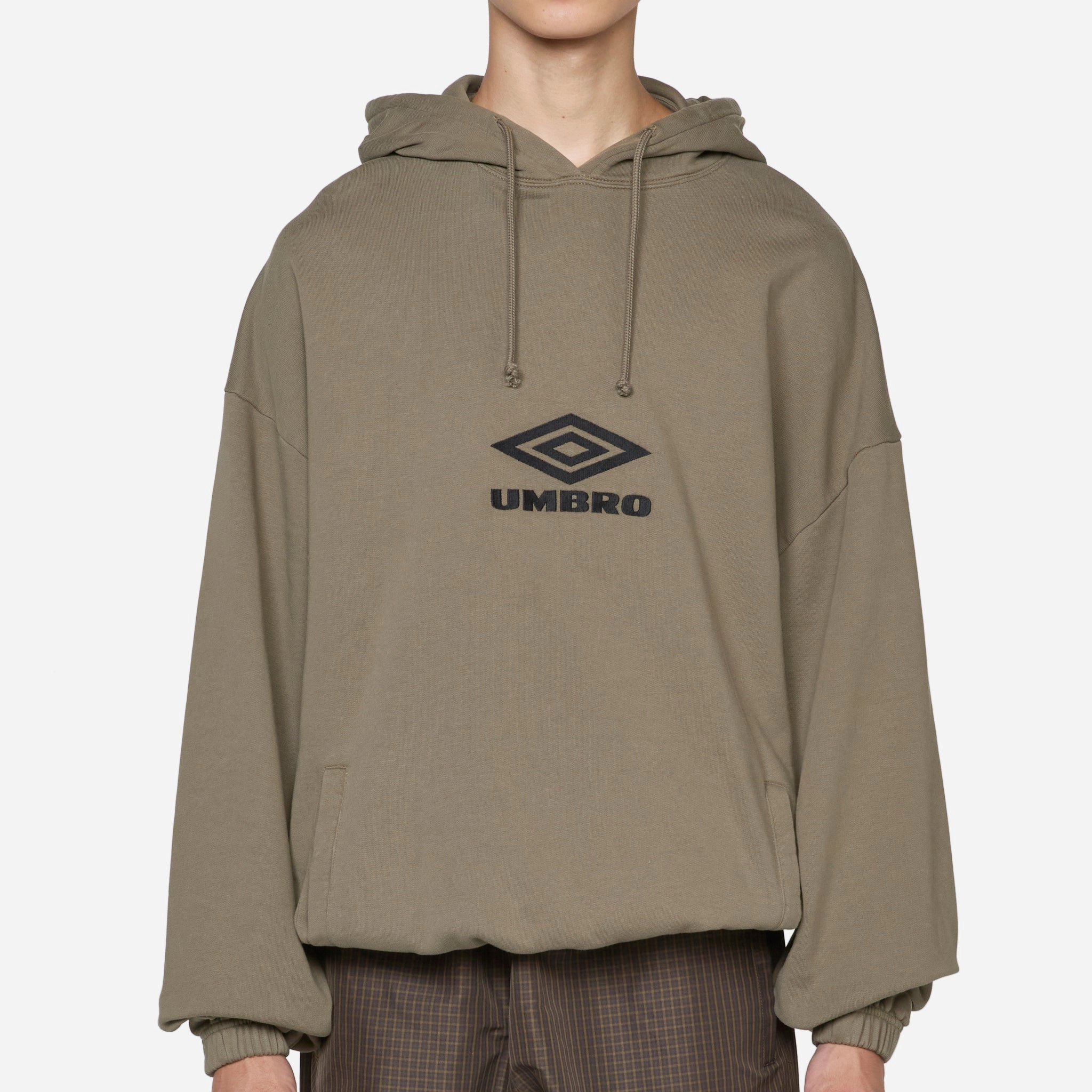 OG Logo Mask Hoodie Army Green