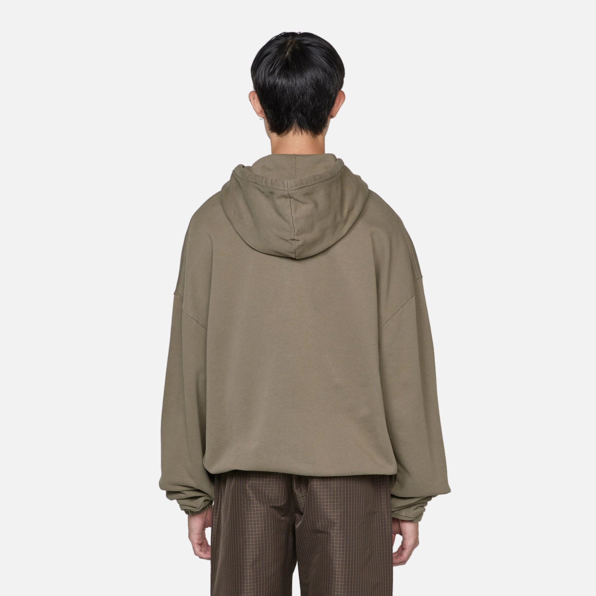 OG Logo Mask Hoodie Army Green