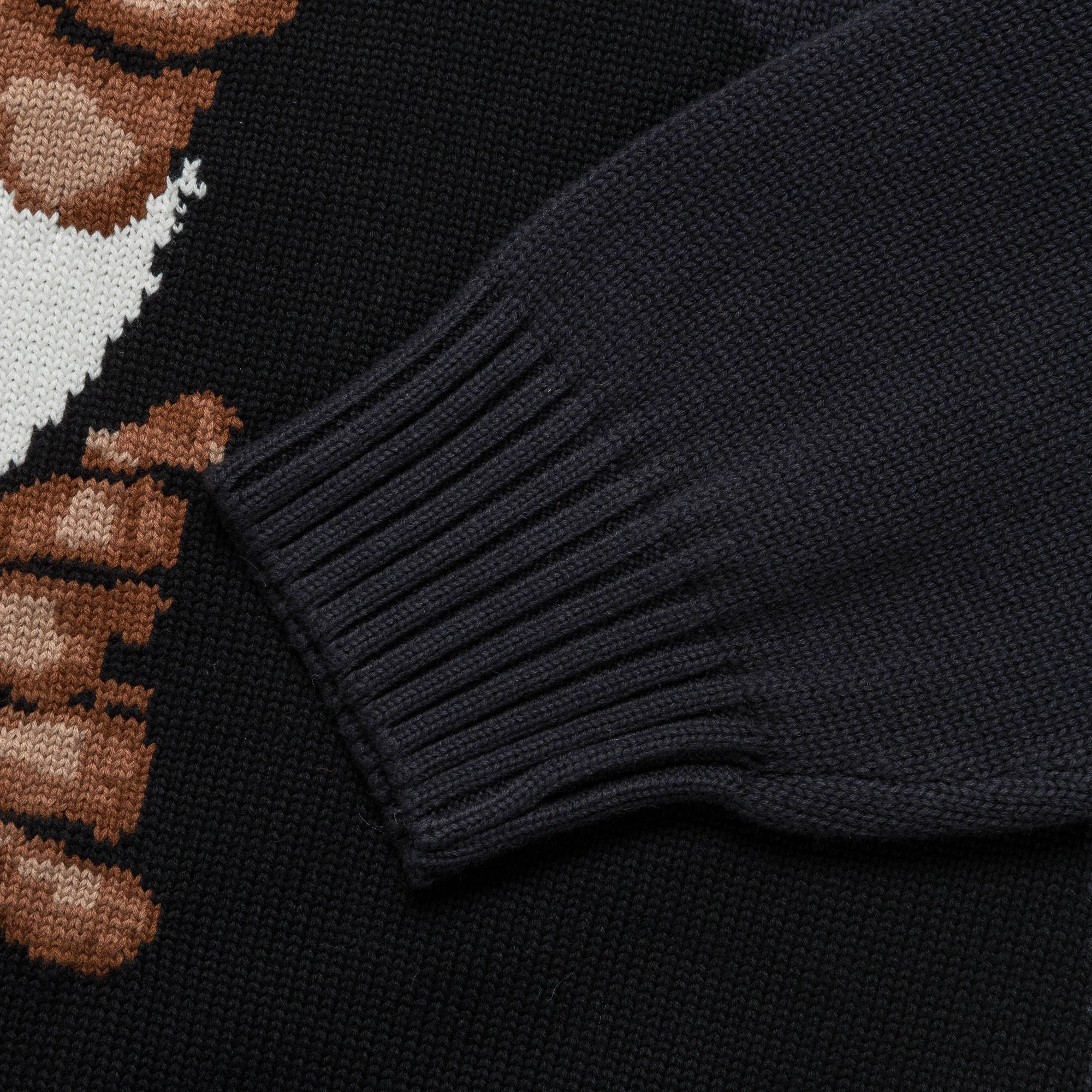 Old School Knitted Sweater - Moonless Night
