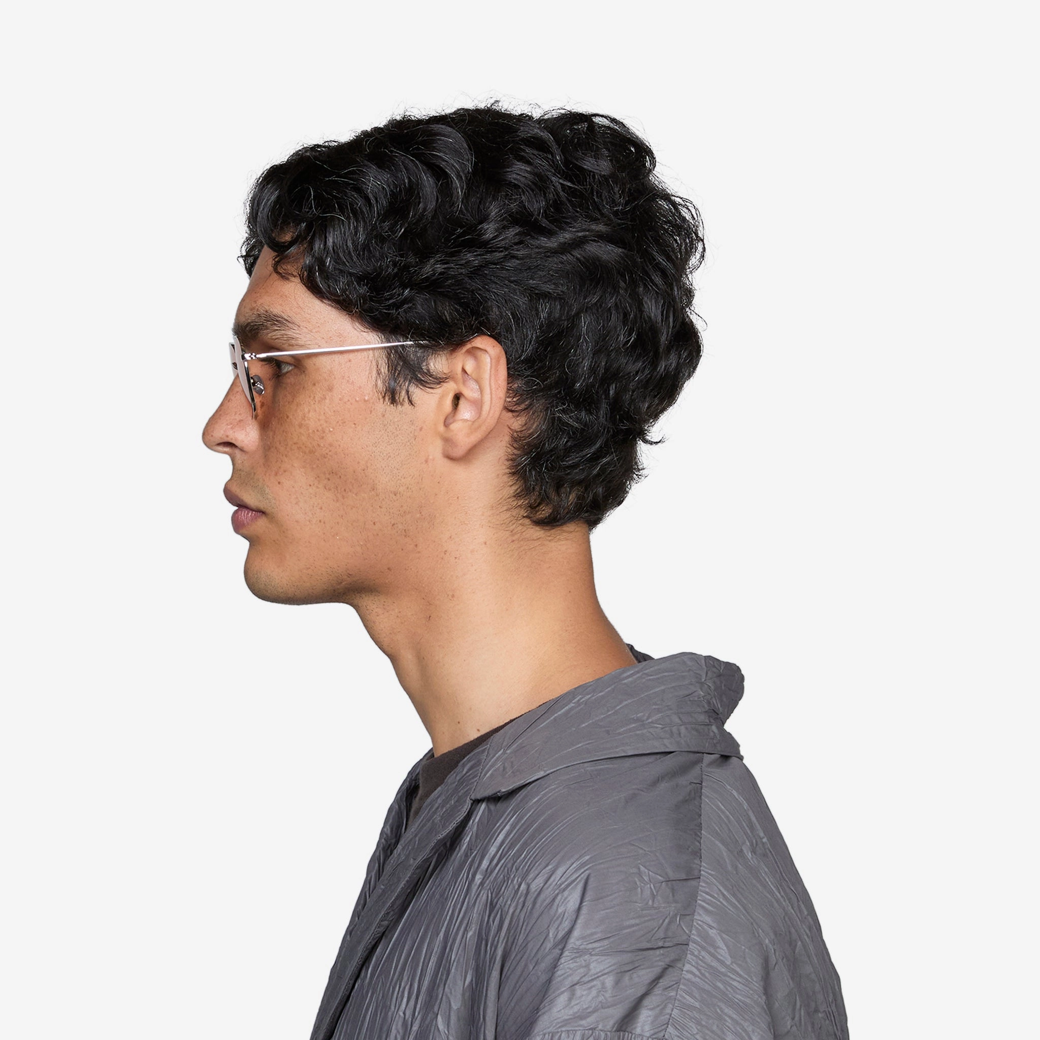 Otis Silver | Orange Solid Lens