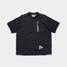 Patchwork Wind Tee × and wander - Black