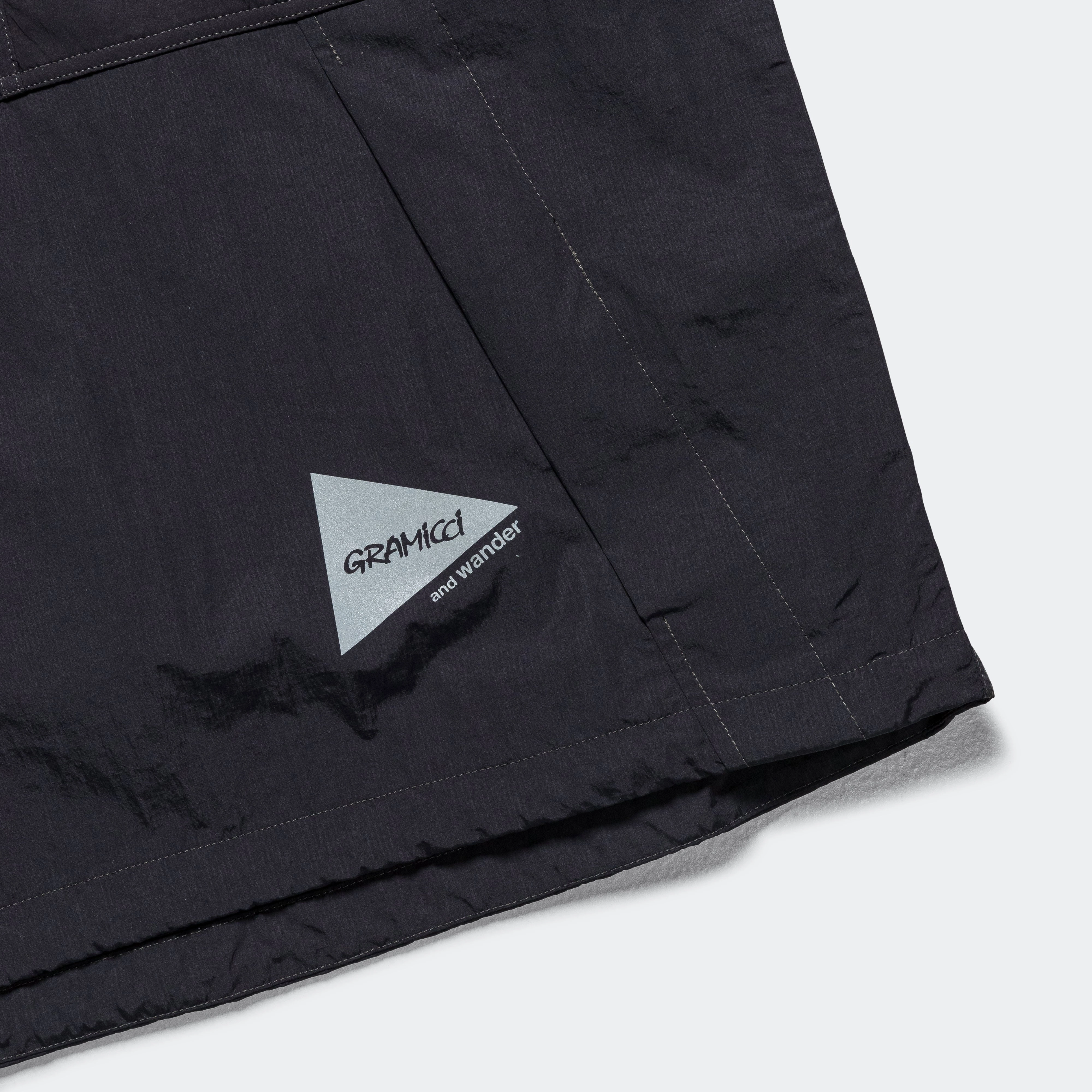 Patchwork Wind Tee × and wander - Black