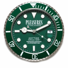 Pleasures Anytime Clock - Green