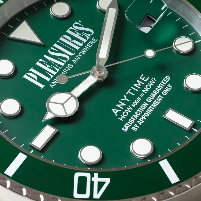 Pleasures Anytime Clock - Green