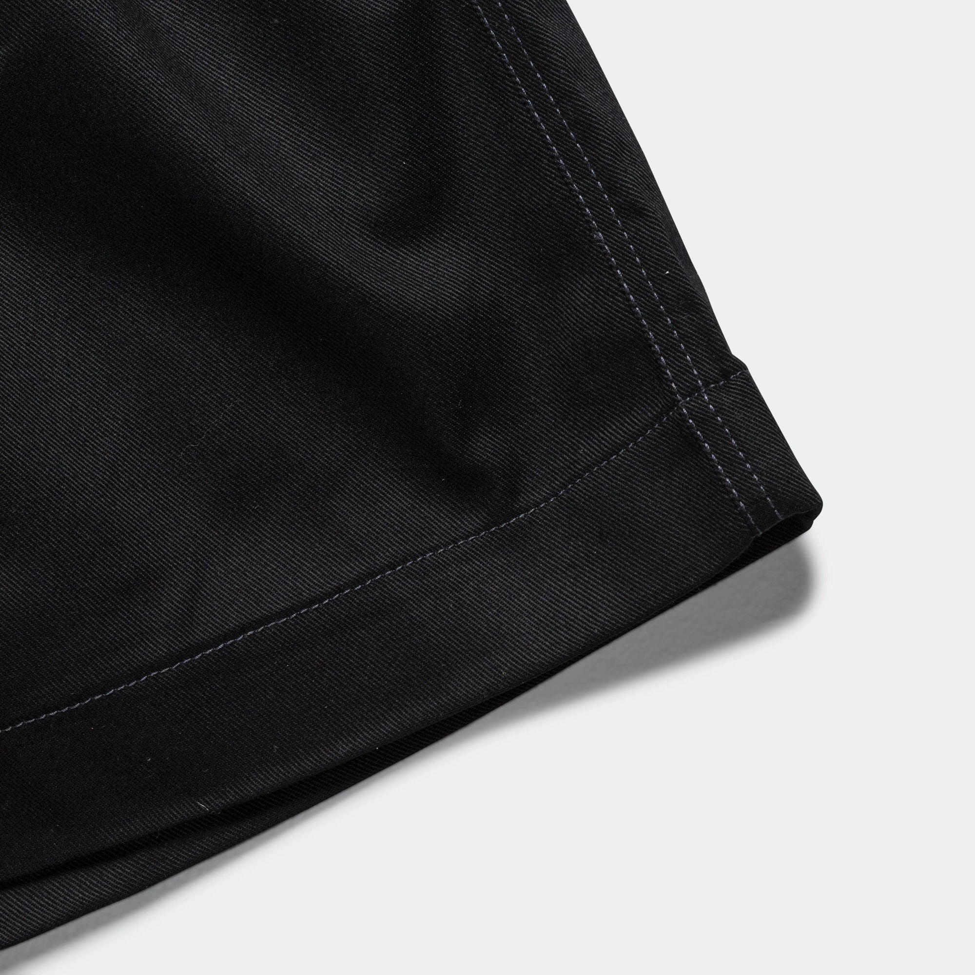 Pleated Oversized Shorts - Black/Charcoal
