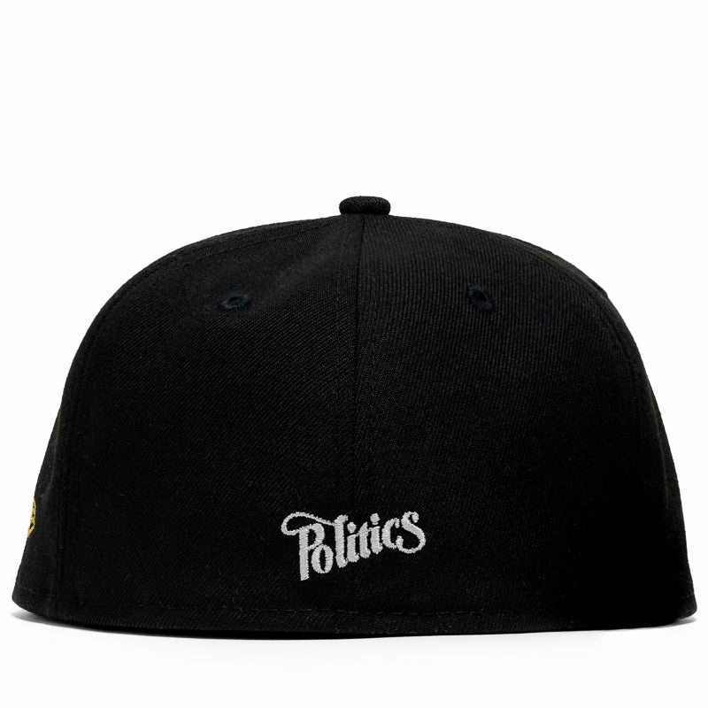 Politics x New Era 59FIFTY Fitted Hat - Black