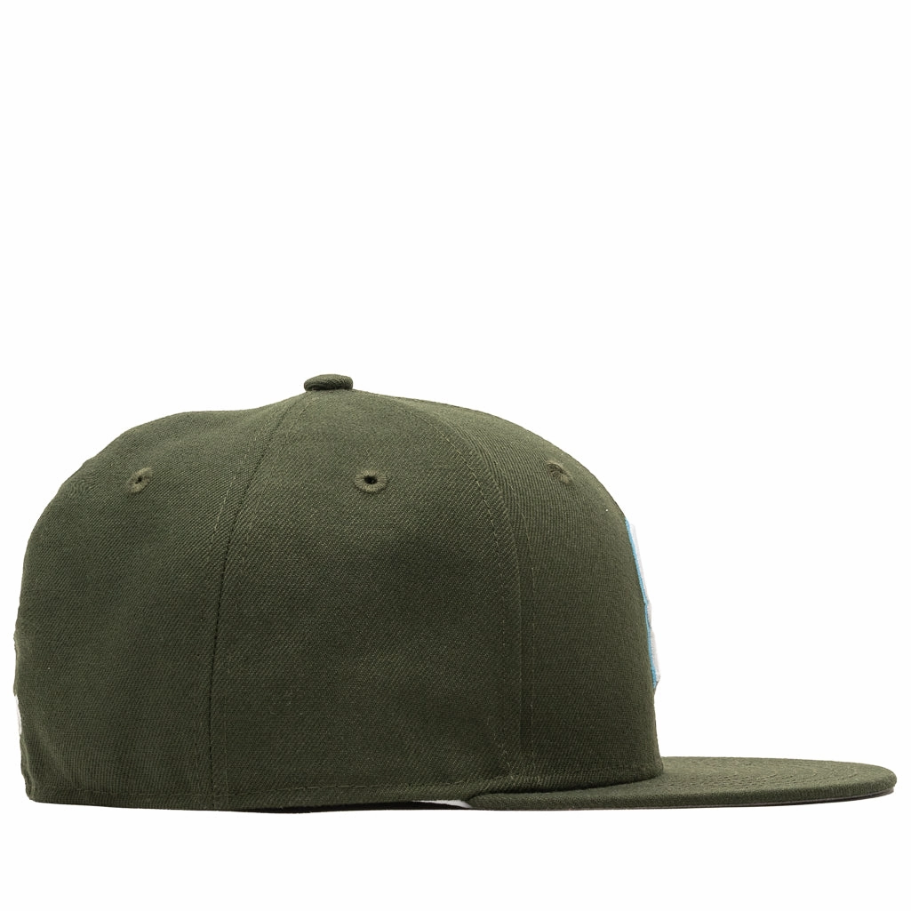 Politics x New Era 59Fifty Fitted Hat - Forest Green