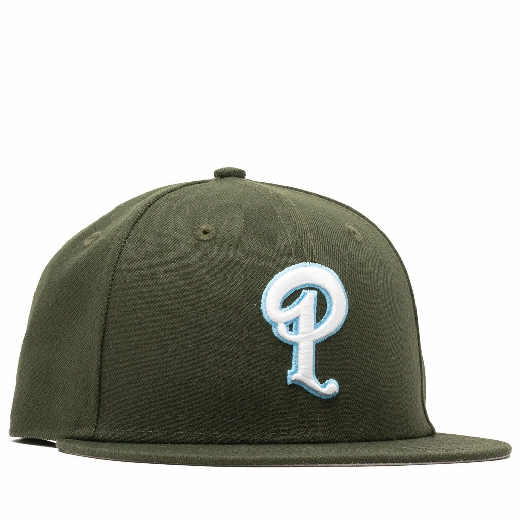 Politics x New Era 59Fifty Fitted Hat - Forest Green