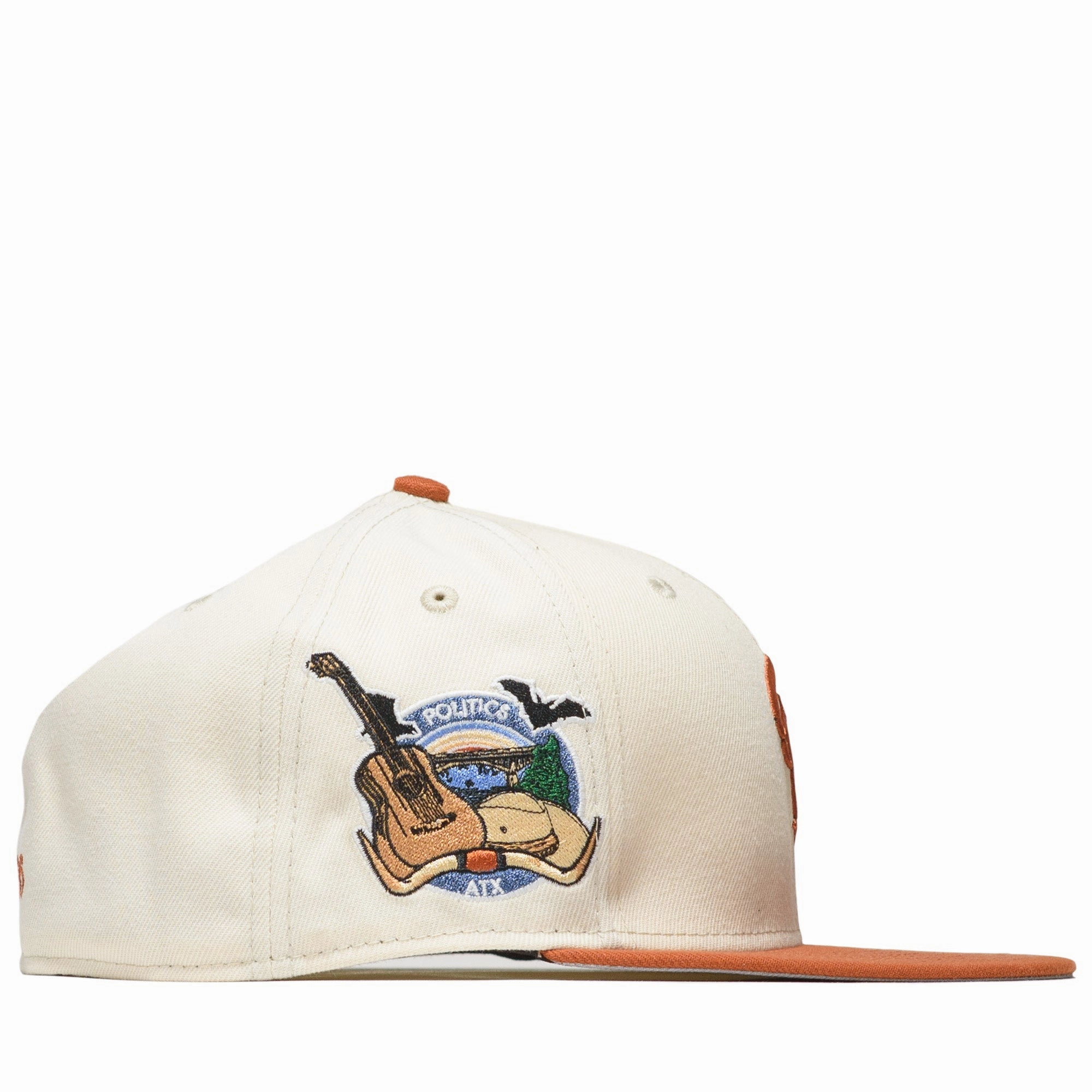Politics x New Era City Series 59FIFTY Fitted Hat - Cream/Rust