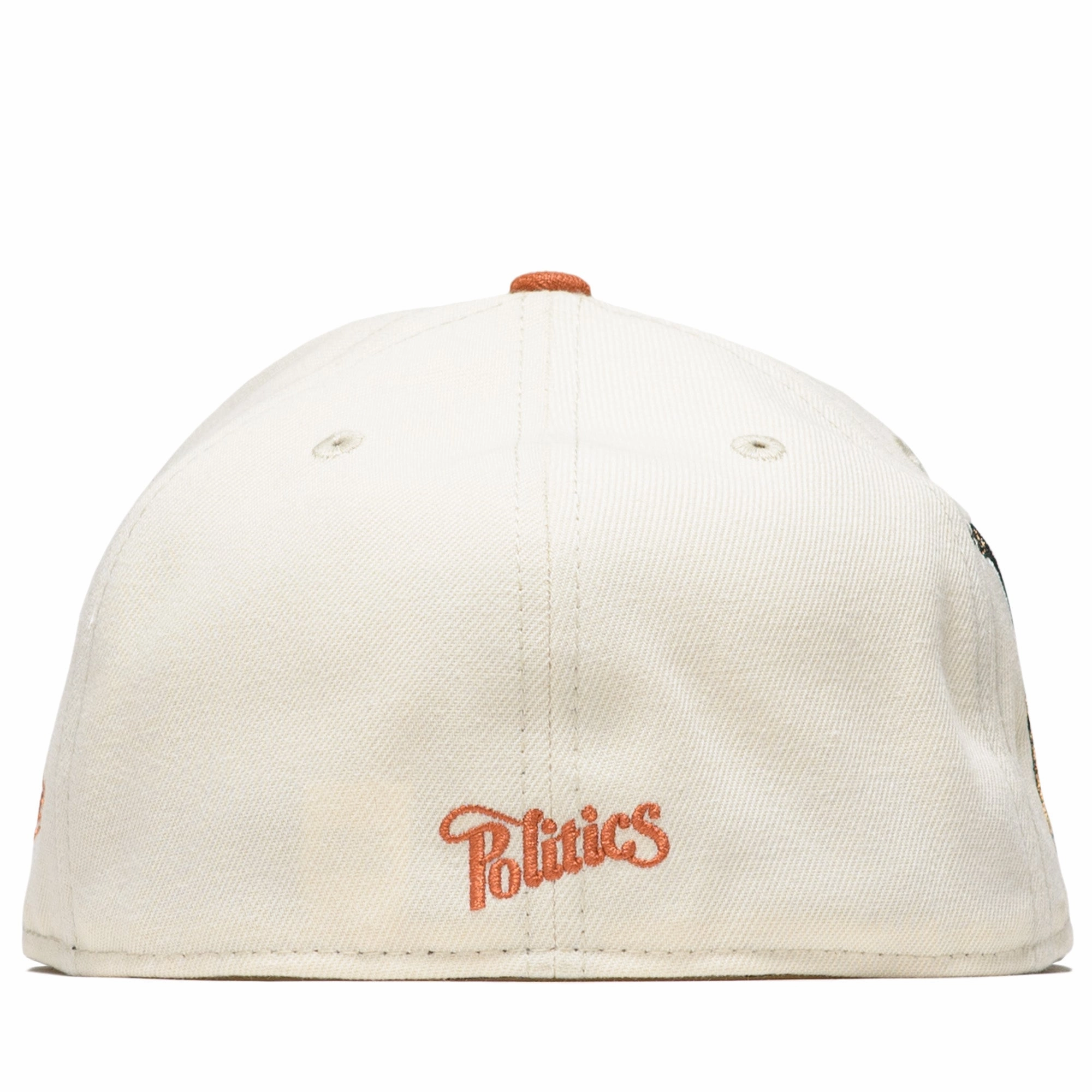 Politics x New Era City Series 59FIFTY Fitted Hat - Cream/Rust
