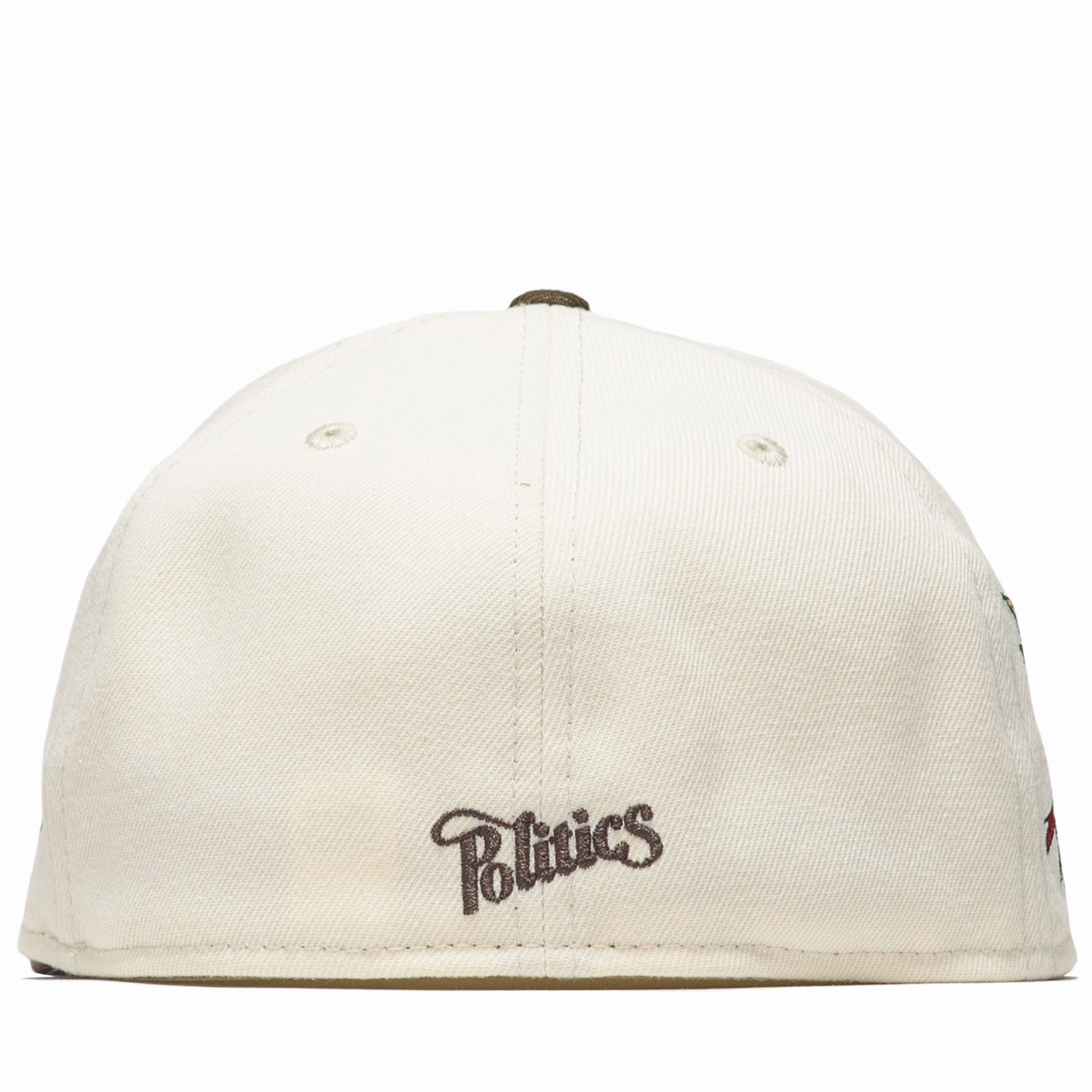 Politics x New Era City Series 59FIFTY Fitted Hat - Cream/Walnut
