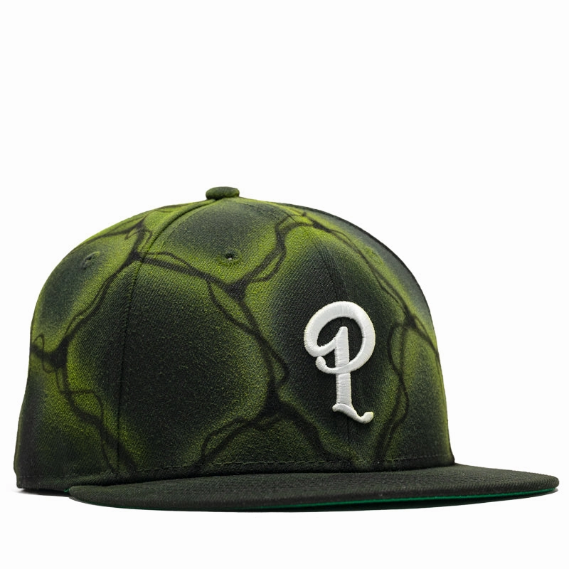 Politics x New Era Travis Spinks 59FIFTY Fitted Hat - Green/Yellow
