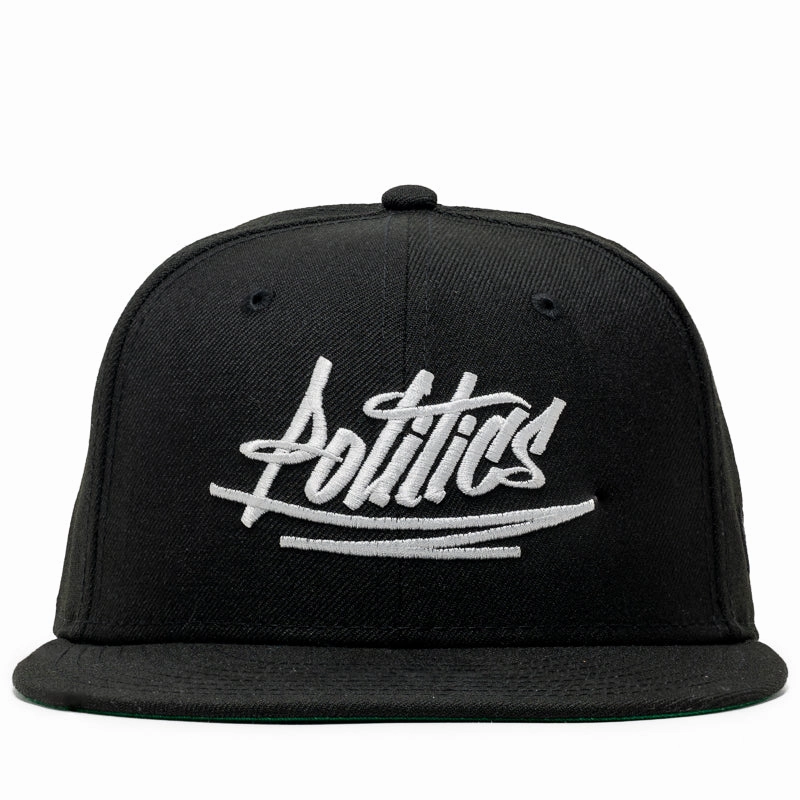 Politics x New Era Wool Graffiti 59FIFTY Fitted Hat - Black